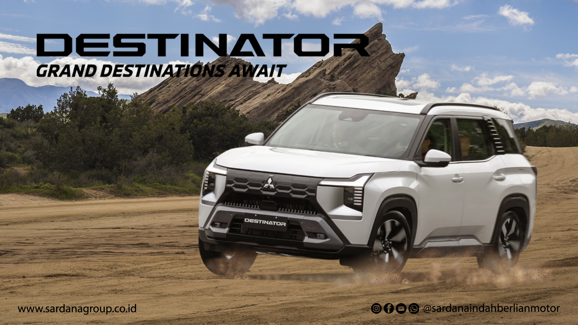 Promo, Simulasi Kredit dan Harga Mitsubishi Destinator Kota Medan Juni 2026
